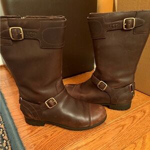 UGG Gershwin Brown Leather Boots